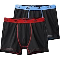 Amazon.co.jp: [アディダス] グンゼ ボクサーパンツ 前開き 2枚組